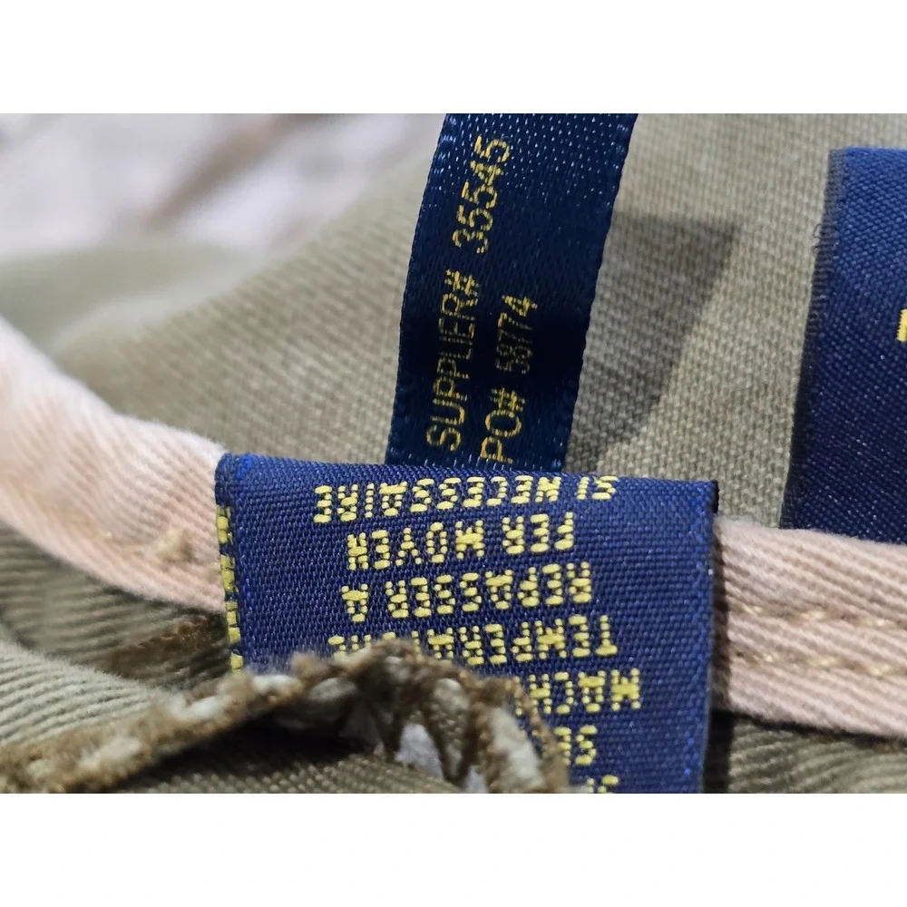 Polo Ralph Lauren Shorts Sz 40 Olive Green Short Cargo Vtg Summer y2k vibes